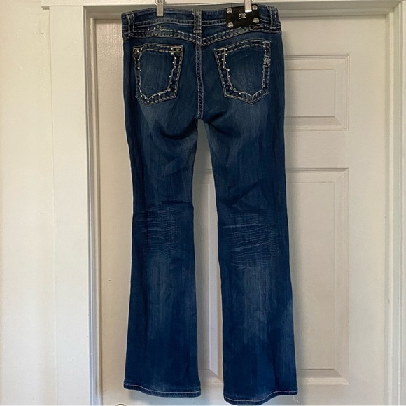 Miss Me Bootcut Low/Mid Rise Denim Jeans - Picture 3 of 8